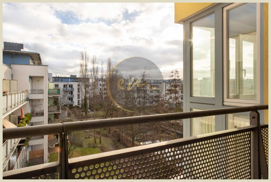 Blick vom Balkon