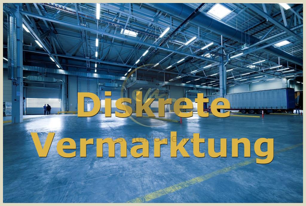 Ludwigshafen - Light-Industrial: Produktions- und Lagerhalle mit Bürobereichen, Parkplätzen und zwei Zufahrten...